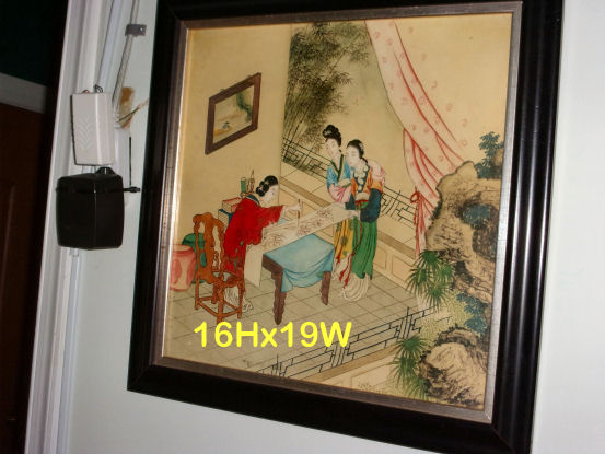 right click on photo to elarge Asian Framed Picture