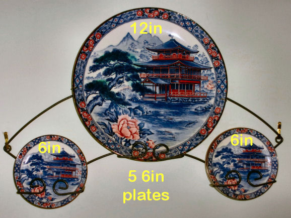 Asian picture plates